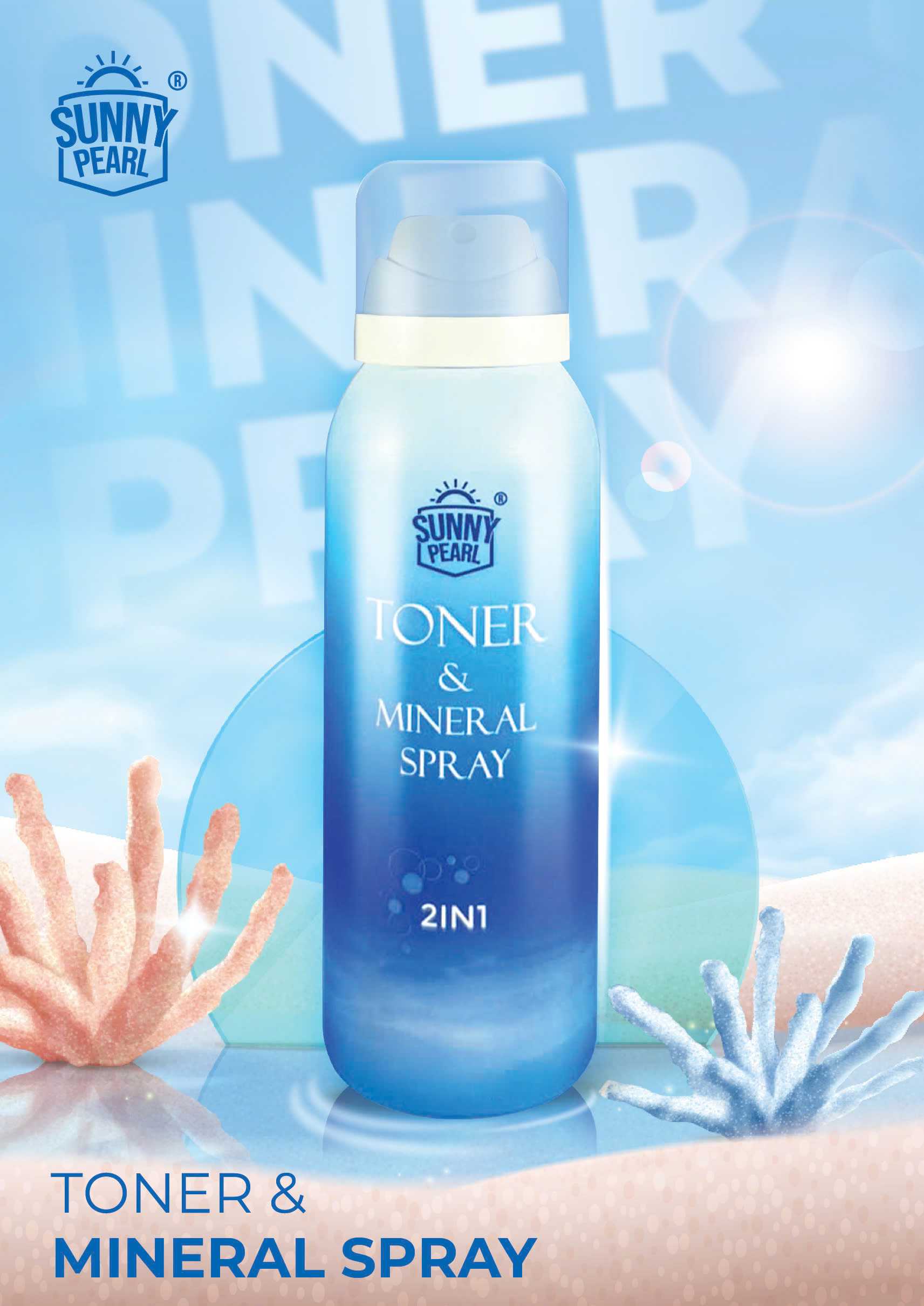 Toner & Mineral Spray/ Deep Blue